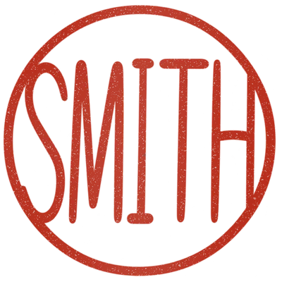 Sample impression: SMITH in alphabet letters